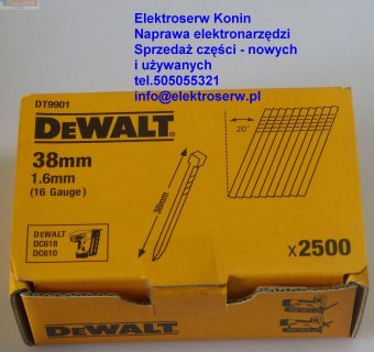 DeWALT DT9901 gwoździe gwoździarek do DC618 DC610