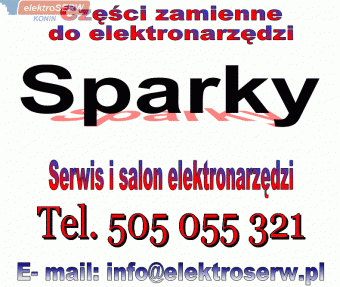 Sparky części zamienne do bruzdownicy FK 302 170314, 303 175481, 302 HD 158792, 303 HD 158793