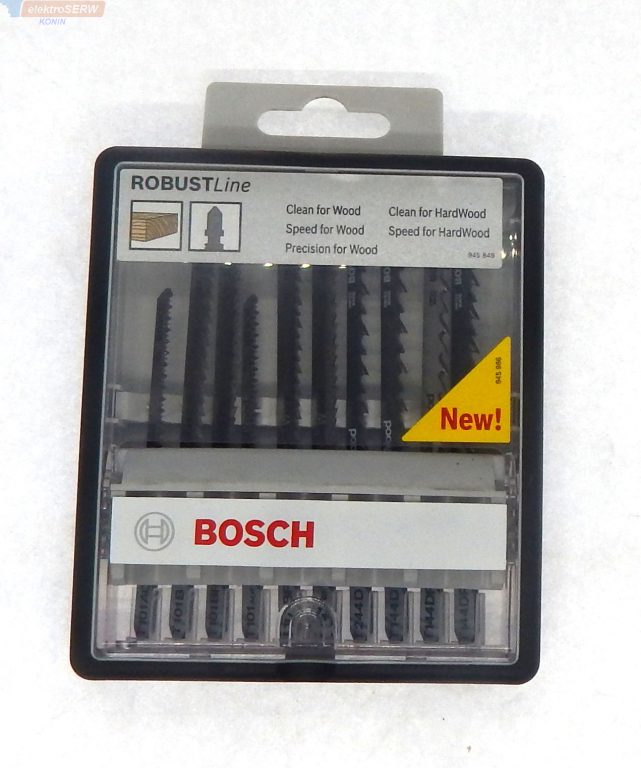 Zestaw brzeszczotów Bosch Expert Wood 10 szt. (2607010540)