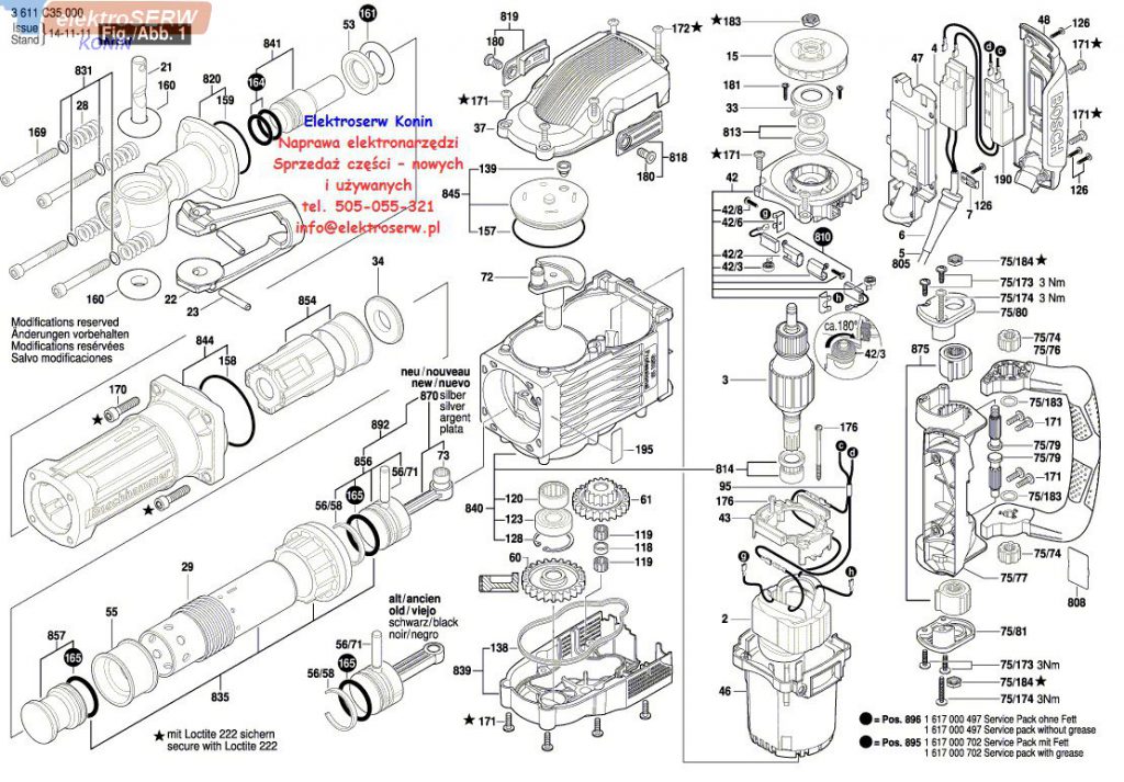 Bosch cylinder do młota 1617000492