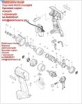 MAKITA wirnik 619132-8 do 6934FD 6932FD wkrętarki