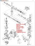 MAKITA uchwyt narzędziowy 158285-3 HR2800 HR2810 HR2811
