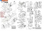 Bosch korpus silnika do młota GSH 16-28 1615106053