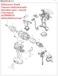 Makita przekładnia do wkrętarki 125575-9 BDF444 BDF454