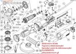 Hilti przekładnia do szlifierki WS125-S, AG125-S, DC125, DEG125, DC125-S, DAG125-S, DCG125-S, DCG500-S, HG500