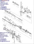 Makita przełącznik do wiertarki 162245-9 HR2470 F T