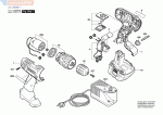 BOSCH przekładnia do wkrętarki 2609110385 GSR9,6-2 9,6V GSR12-2 GSR7,2