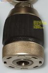 MAKITA 193616-9 uchwyt wiertła SAMOZACISKOWY 13mm