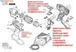 BOSCH obudowa 2609100775 GSR18-2 18V 3601j18300