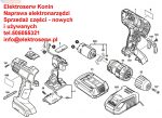 BOSCH przekładnia planetarna 2609199324 GSB14,4-2-LI GSB 18-2-LI