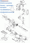 Makita uszczelka 442138-9 do 4340 4341 FCT 4341 CT