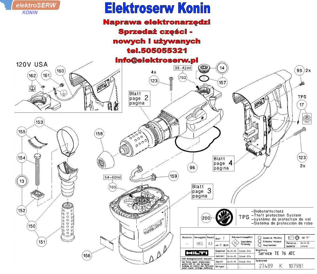 hilti te 76 atc parts diagram hilti te 76 atc parts diagram
