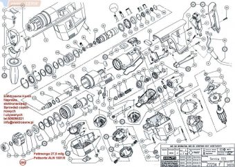 Hilti sprężyna 201206 przełącznika obrotów TE5