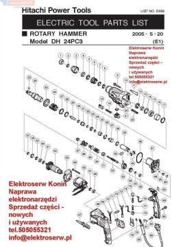 Hitachi pierścień sprężynowy zabezpieczający 939547 DH24PC3