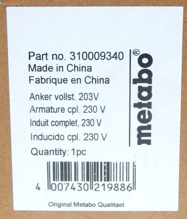 Metabo wirnik do przecinarki do metalu CS 23-355