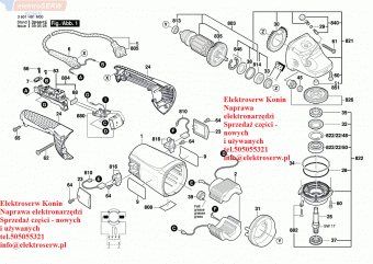 Bosch obudowa do szlifierki kątowej 1605108275