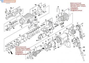 Bosch GBH 2-26 DRE wyłącznik 16170006D4