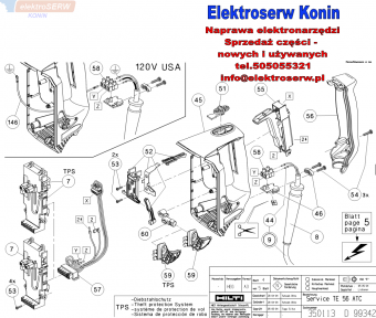 Hilti zębnik 366173 do młota TE56ATC
