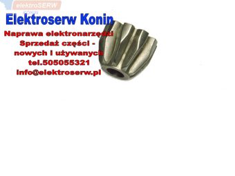 Bosch koło zębate stożkowe GWS 6-100, 6-100 E, 6-115, 6-115 E, 6-125, 2 609 110 149
