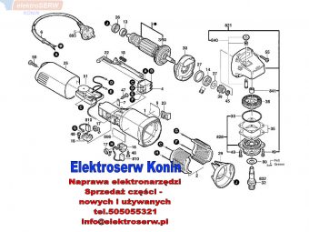 Bosch koło zębate talerzowe GWS 6-100, 6-100 E, 6-115, 6-115 E, 6-125, 2 609 110 150