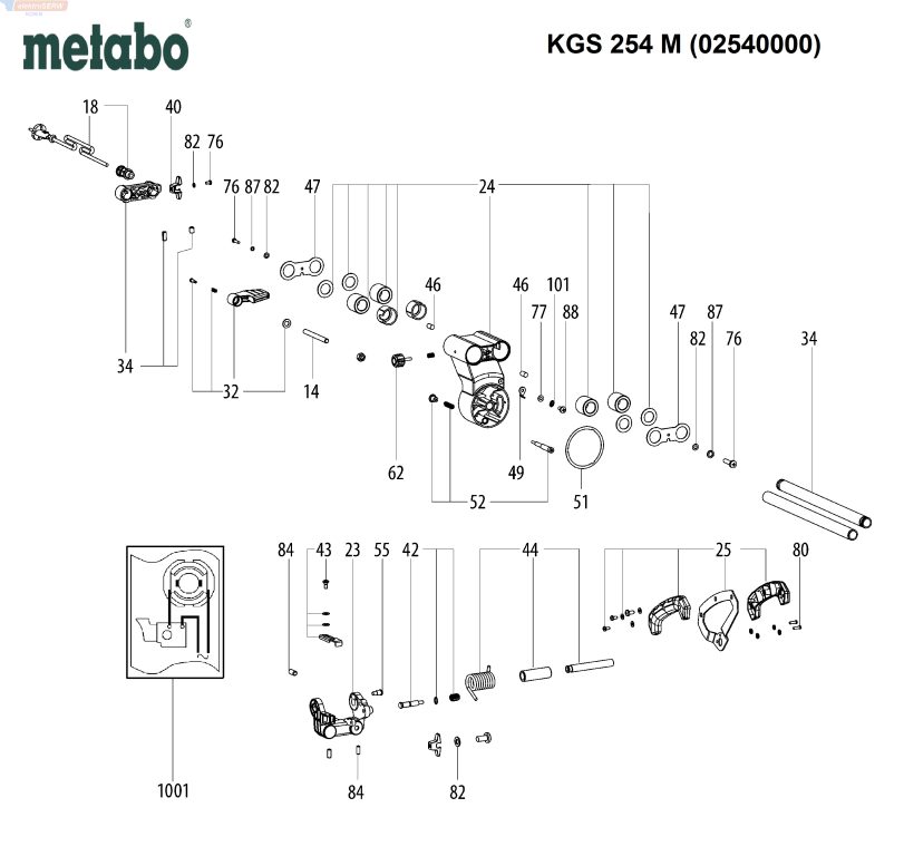 Metabo przekładnia do piły ukosowej KGS 254 M