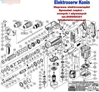 Hilti części zamienne do młotowiertarki 316091 TE 35