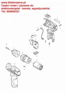 Makita przekładnia 125539-3 do wkrętarki DF330 D