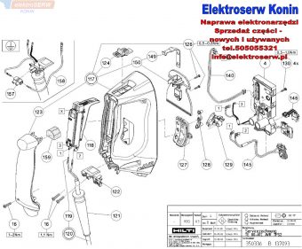 Hilti części zamienne do młotowiertarki TE 80-ATC AVR TPS2 392911