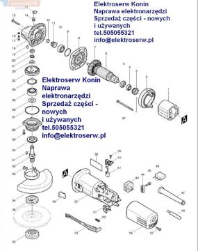 Makita sprężyna 233376-2 do szlifierki kątowej