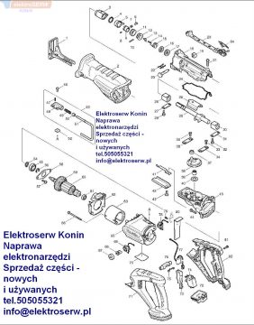 Makita sprężyna 231687-9 do piły posuwowej