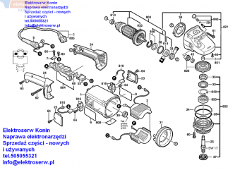 Bosch wrzeciono 1 603 523 113 do szlifierki kątowej