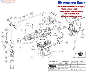 Hilti części zamienne do młotowiertarki TE 46-ATC 366035