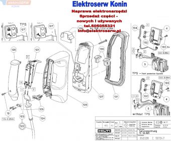Hilti części zamienne do młotowiertarki TE 50-AVR 390327