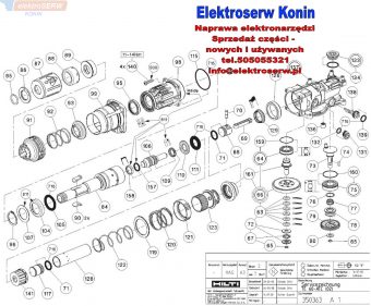 Hilti części zamienne do młotowiertarki TE 60-ATC 364123