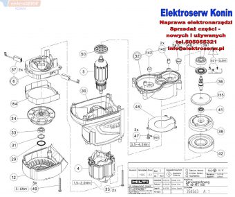 Hilti części zamienne do młotowiertarki TE 60-ATC 364123