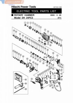 Hitachi wirnik 360-720E DH24PC3 DH24PB3