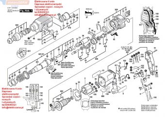 Bosch części zamienne do młota GBH 2-24 DSR