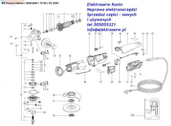 Metabo  - części zamienne WE 14-125