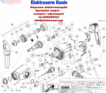 Hilti wirnik do wiertarki TE2