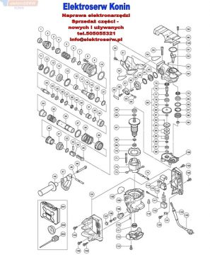 Hitachi koło zębate 325-645 do wiertarki DH30PC2