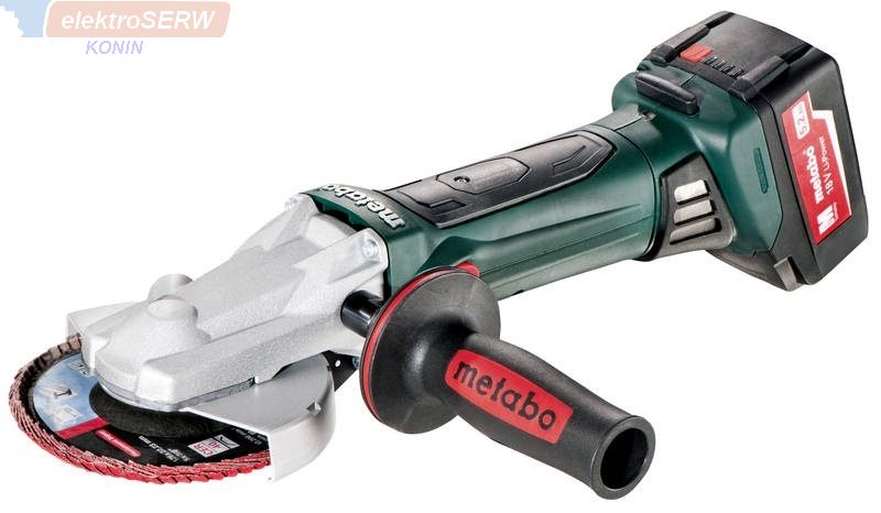 METABO Akumulatorowa szlifierka kątowa  WF 18 LTX 125 Quick - 2 akumulatory Li-Power 18 V / 5.2 Ah 601306500