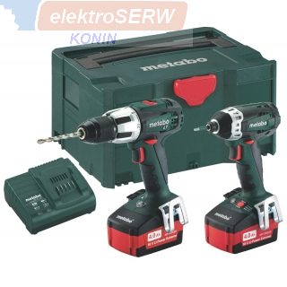METABO Zestaw narzędzi akumulatorowych: wiertarka udarowa SB 18 LT + zakrętak udarowy SSD 18 LT (2 zestawy akumulatorów li-ion) 685032000