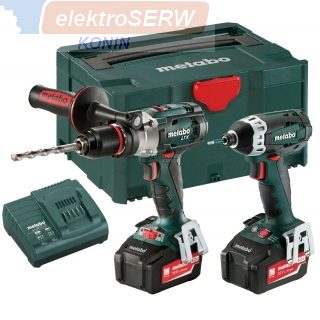 METABO Akumulatorowy zestaw Combo 2.1.5 18 V - wiertarka + zakrętak (2 akumulatory 5,2 Ah) 685058000