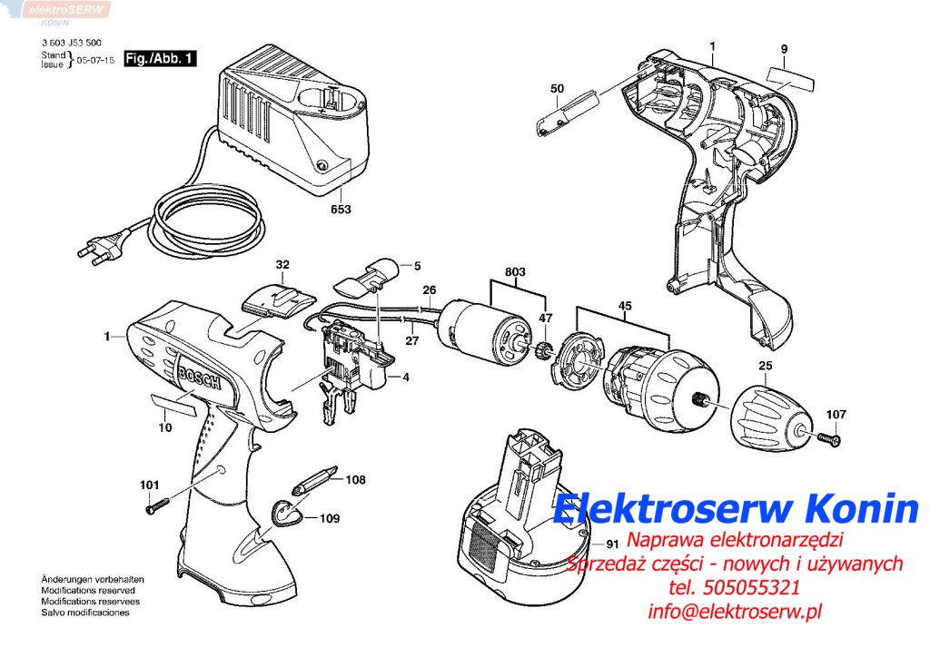 BOSCH Silnik do PSR 12 PSR 12/S 2609199120