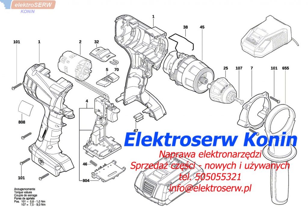 Wurth silnik  do wkrętarki BS18A power