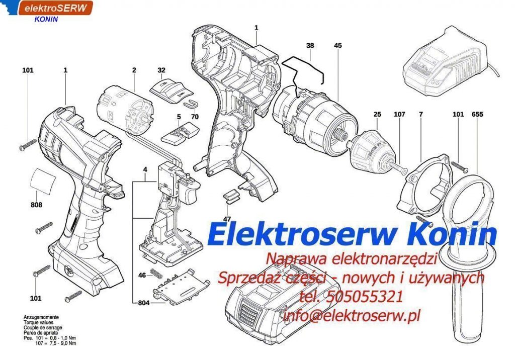 Wurth rękojeść dodatkowa BS 18-A power 