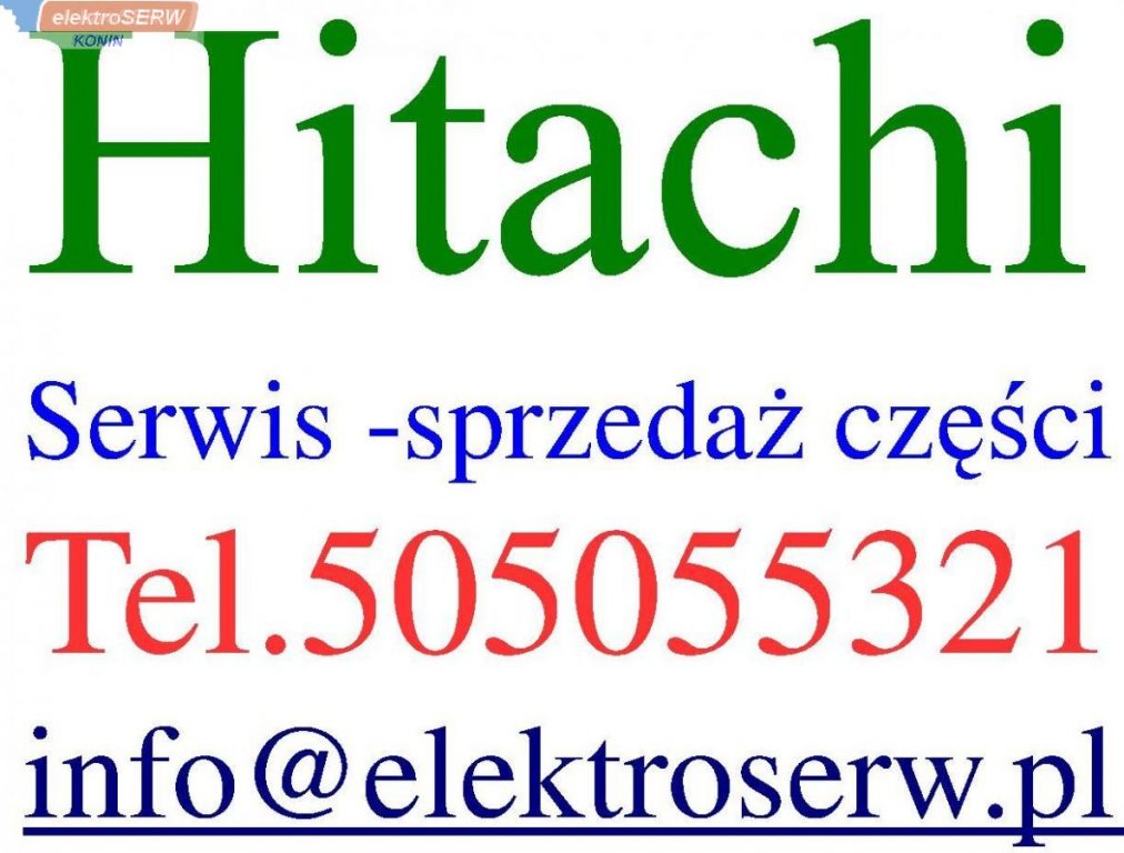 Hitachi G13VA - schemat części zamiennych