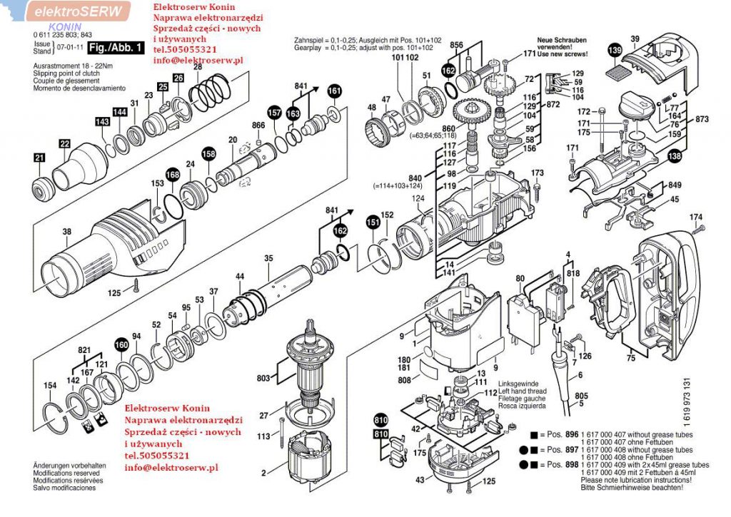 Bosch tuleja łożyskowa 1610300067