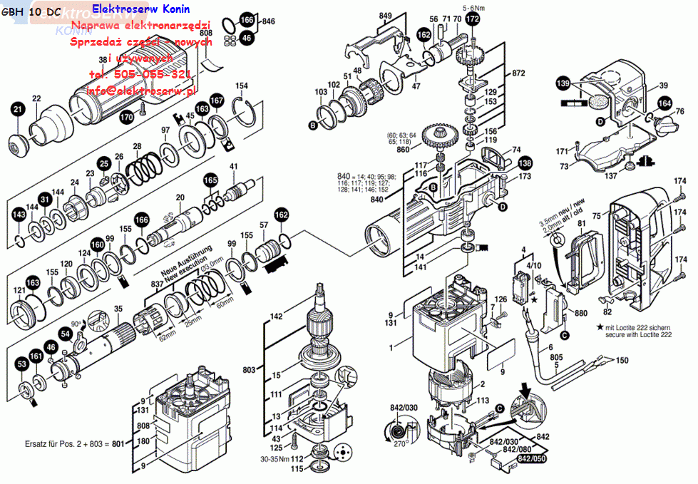 Bosch trzpień zabierakowy 1613120018