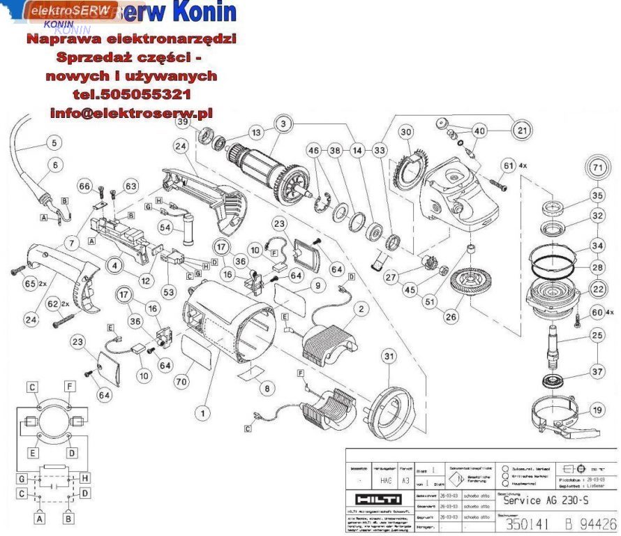 Hilti o-ring do AG 230-S